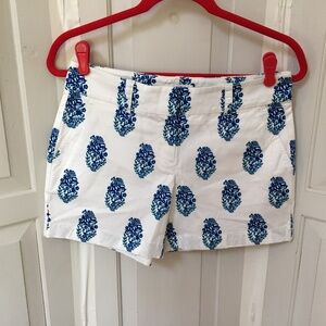 Vineyard Vines White & Blue Shell Fleur Shorts~ "Ocean Reef" NWT